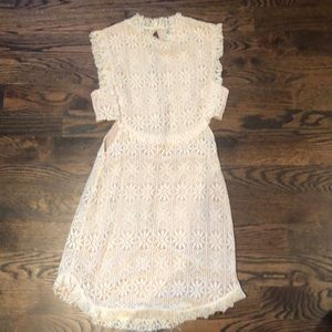 BP lace dress with side cutouts